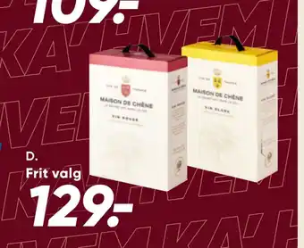 Bilka Maison de chêne bag-in-box tilbud