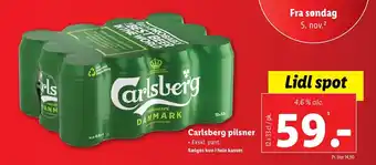 Lidl Carlsberg pilsner tilbud