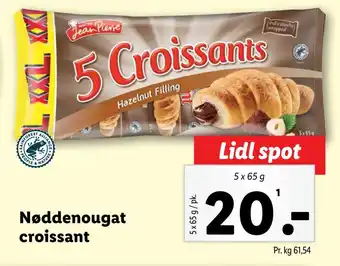 Nøddenougat croissant