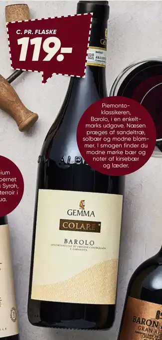 Bilka Gemma barolo colarej tilbud