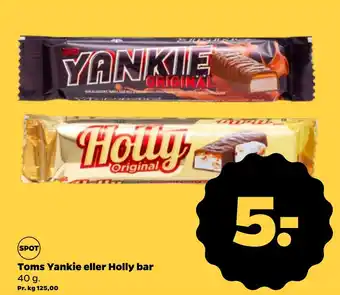 Netto Toms yankie eller holly bar tilbud