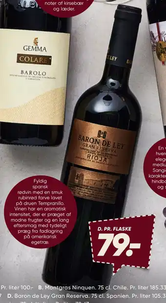 Bilka Baron de ley gran reserva tilbud