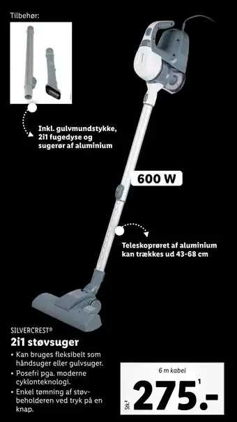 Lidl 2i1 støvsuger tilbud