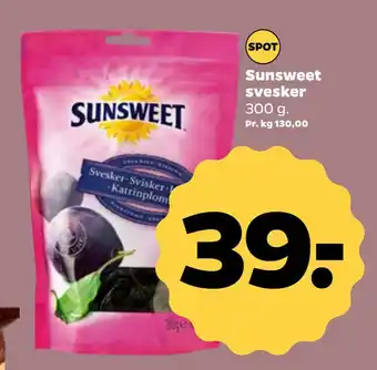 Netto Sunsweet svesker tilbud