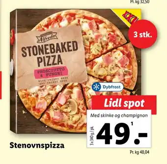 Lidl Stenovnspizza tilbud
