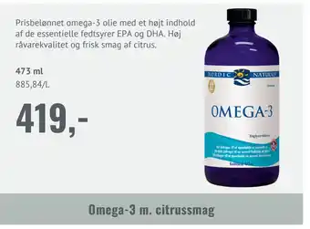 Helsam Omega-3 m. citrussmag tilbud