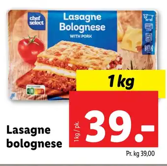 Lasagne bolognese
