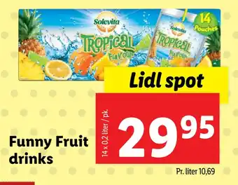 Lidl Funny fruit drinks tilbud