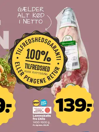 Netto Lammekølle fra chile tilbud