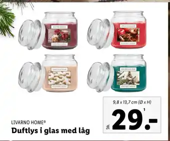 Lidl Duftlys i glas med låg tilbud