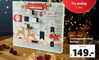 Lidl Julekalender med duftlys tilbud