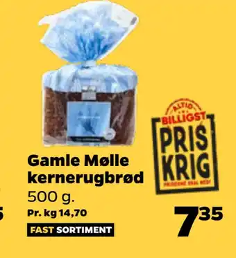 Netto Gamle mølle kernerugbrød tilbud