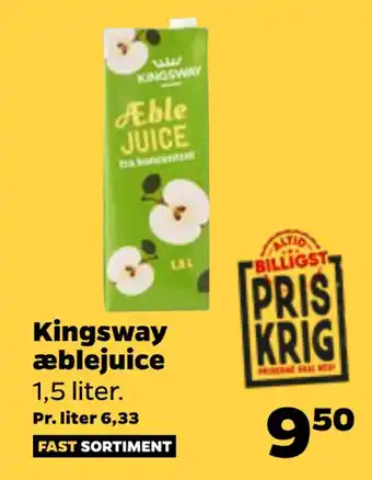 Netto Kingsway æblejuice tilbud