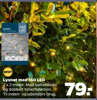 Netto Lysnet med 160 led tilbud
