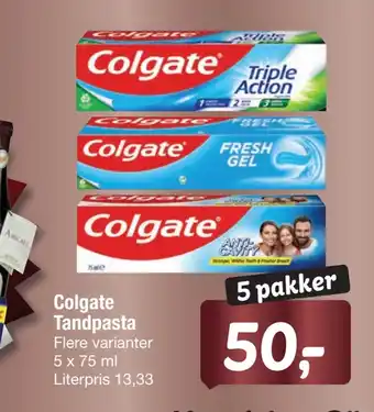 Fakta Tyskland Colgate tandpasta tilbud