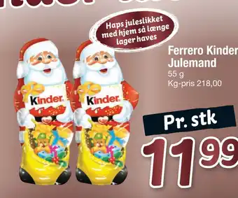 Fakta Tyskland Ferrero kinder julemand tilbud
