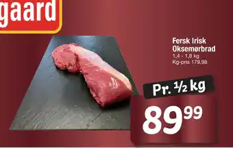 Fakta Tyskland Fersk irisk oksemørbrad tilbud