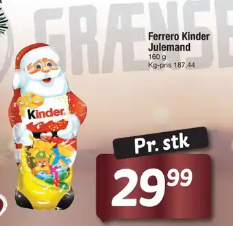Fakta Tyskland Ferrero kinder julemand tilbud