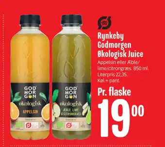 Min Købmand Rynkeby godmorgen økologisk juice tilbud