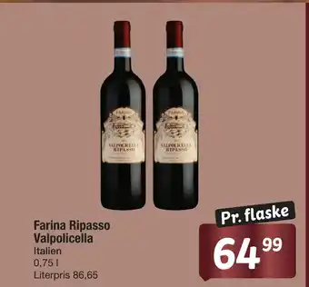 Fakta Tyskland Farina ripasso valpolicella tilbud