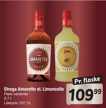 Fakta Tyskland Strega amaretto el. limoncello tilbud