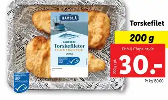 Lidl Torskefilet tilbud