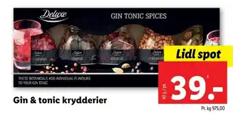 Lidl Gin & tonic krydderier tilbud