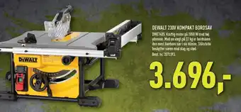 Johannes Fog DEWALT 230V KOMPAKT BORDSAV tilbud