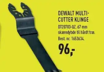 Johannes Fog DEWALT MULTI-CUTTER KLINGE tilbud