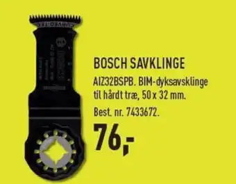 Johannes Fog BOSCH SAVKLINGE tilbud