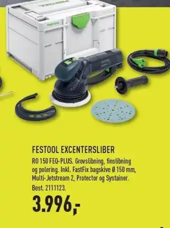 Johannes Fog FESTOOL EXCENTERSLIBER tilbud
