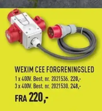 WEXIM CEE FORGRENINGSLED