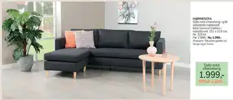 Daells Bolighus Hjørnesofa tilbud