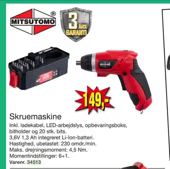 Harald Nyborg Skruemaskine tilbud