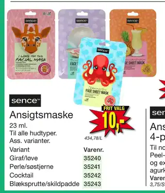 Ansigtsmaske