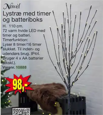 Harald Nyborg Lystræ med timer og batteriboks tilbud