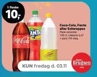 Netto Coca-Cola, Fanta eller Schweppes tilbud