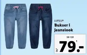 Lidl Bukser i jeanslook tilbud