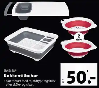 Lidl Ernesto køkkentilbehør tilbud