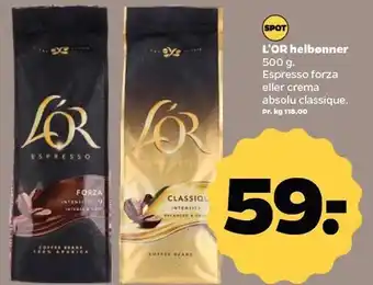 L'or helbønner