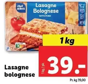 Lasagne bolognese