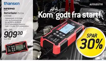 Thansen Batterilader tilbud