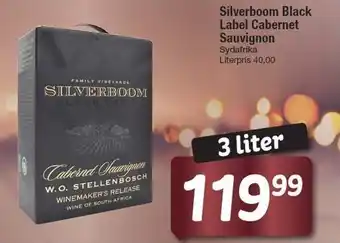 Fakta Tyskland Silverboom black label cabernet sauvignon 3 liter tilbud