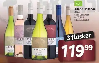 Fakta Tyskland Adobe reserva - 3 flasker tilbud