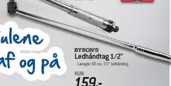 Thansen Byron´s ledhåndtag 1/2 tommer tilbud
