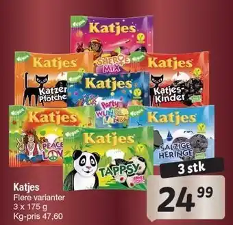 Fakta Tyskland Katjes - 3 stk tilbud