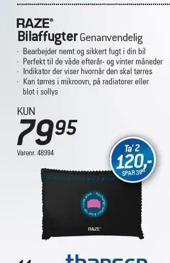 Thansen Bilaffugter tilbud