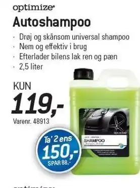 Thansen Autoshampoo tilbud
