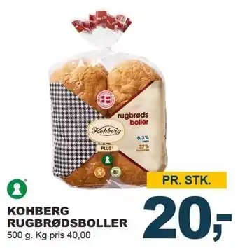 Let-Køb Kohberg rugbrødsboller tilbud