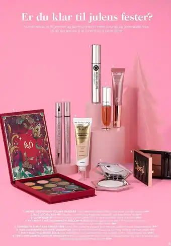 Matas Nilens jord infinite volume mascara, mac locked kiss ink, gosh blush up, kvd beauty moongarden eyeshadow palette, duffbeauty tilbud